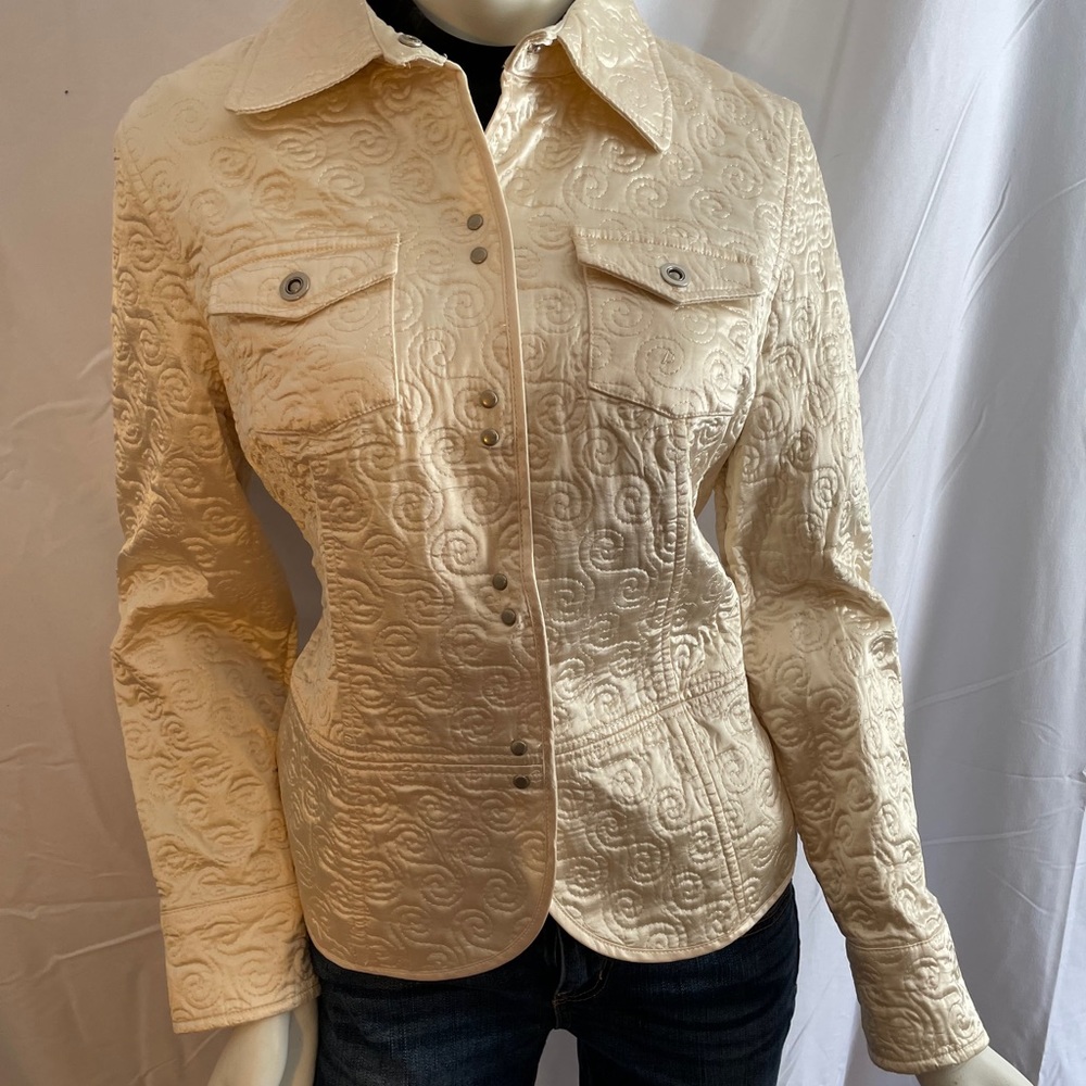 Quilted Satin Jacket